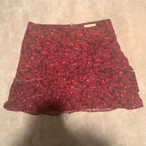 Floral Sezane Miniskirt, 34
